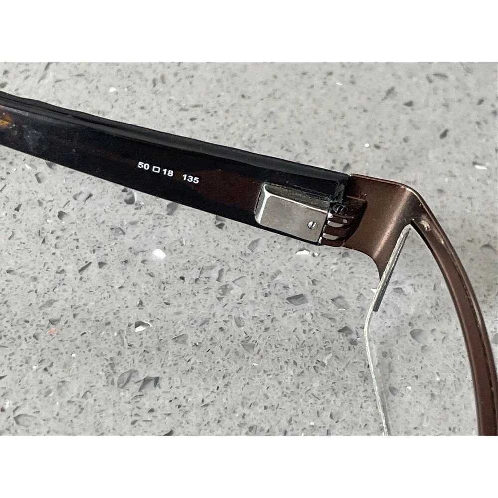 PRIVE PRV206 EYEGLASS FRAMES ONLY METAL & PLASTIC 50-18-135 HALF-RIM 200 WOMENS